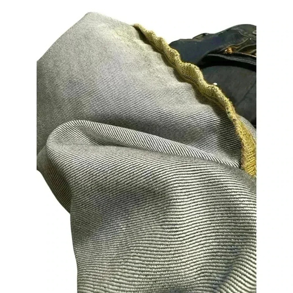 Vintage Levis 514 Jeans Mens 31 x 32 Straight Fit Medium Wash Blue Grunge Skater - Picture 10 of 15